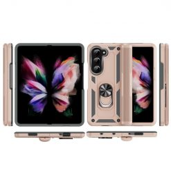 Odolný Kryt Ring Armor case zlatý – Samsung Galaxy Z Fold 5 | Lacné Kryty Lacné Kryty | Odolný Kryt Ring Armor case zlatý – Samsung Galaxy Z Fold 5 | Lacné Kryty