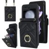 Lacné Kryty | Peňaženkové puzdro Arrow Card case biele – Samsung Galaxy Z Flip 5 | Lacné Kryty