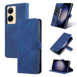 Lacné Kryty | Peňaženkové puzdro AZNS Skin Feel modré – Vivo V29 Lite | Lacné Kryty
