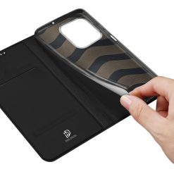 Lacné Kryty | Peňaženkové puzdro Dux Ducis Skin Pro čierne – Honor X6a | Lacné Kryty