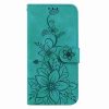 Lacné Kryty | Peňaženkové puzdro Embossing Pattern Ľalia fialové – Oppo Reno 10 5G / Reno 10 Pro 5G | Lacné Kryty