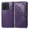 Peňaženkové puzdro Embossing Pattern Mandala Flower sivé – Xiaomi 13T / 13T Pro | Lacné Kryty Lacné Kryty | Peňaženkové puzdro Embossing Pattern Mandala Flower sivé – Xiaomi 13T / 13T Pro | Lacné Kryty
