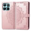 Lacné Kryty | Peňaženkové puzdro Embossing Pattern Mandala Flower modré – Honor X6a | Lacné Kryty