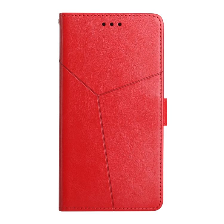 Peňaženkové puzdro Geometric Pattern case červené – Motorola Moto G54 5G / G54 5G Power Edition