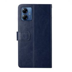 Lacné Kryty | Peňaženkové puzdro Geometric Pattern case modré – Motorola Moto G54 5G / G54 5G Power Edition | Lacné Kryty
