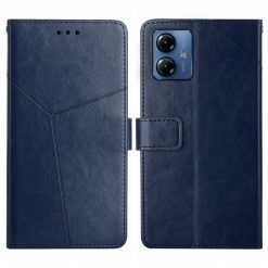 Lacné Kryty | Peňaženkové puzdro Geometric Pattern case modré – Motorola Moto G54 5G / G54 5G Power Edition | Lacné Kryty