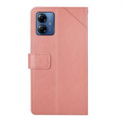 Peňaženkové puzdro Geometric Pattern case ružové – Motorola Moto G54 5G / G54 5G Power Edition | Lacné Kryty Lacné Kryty | Peňaženkové puzdro Geometric Pattern case ružové – Motorola Moto G54 5G / G54 5G Power Edition | Lacné Kryty