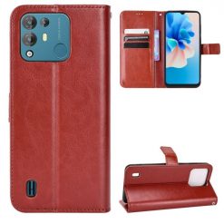 Lacné Kryty | Peňaženkové puzdro Grand case hnedé – Blackview A55 Pro | Lacné Kryty