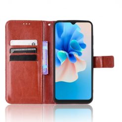 Lacné Kryty | Peňaženkové puzdro Grand case hnedé – Blackview A55 Pro | Lacné Kryty