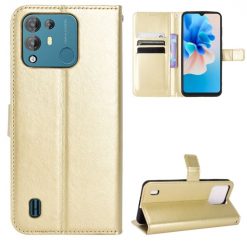Lacné Kryty | Peňaženkové puzdro Grand case zlaté – Blackview A55 Pro | Lacné Kryty
