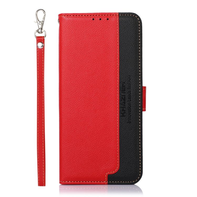 Peňaženkové puzdro Khazneh RFID case červené – Motorola Moto G84 5G
