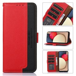 Lacné Kryty | Peňaženkové puzdro Khazneh RFID case červené – Sony Xperia 5 V | Lacné Kryty