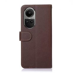 Lacné Kryty | Peňaženkové puzdro Khazneh RFID case hnedé – Oppo Reno 10 5G / Reno 10 Pro 5G | Lacné Kryty