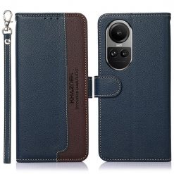 Lacné Kryty | Peňaženkové puzdro Khazneh RFID case modré – Oppo Reno 10 5G / Reno 10 Pro 5G | Lacné Kryty