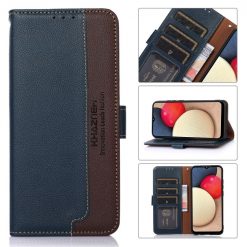 Peňaženkové puzdro Khazneh RFID case modré – Sony Xperia 5 V | Lacné Kryty Lacné Kryty | Peňaženkové puzdro Khazneh RFID case modré – Sony Xperia 5 V | Lacné Kryty