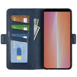Lacné Kryty | Peňaženkové puzdro Magnetic fresh case modré – Sony Xperia 5 V | Lacné Kryty