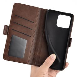 Peňaženkové puzdro Magnetic fresh case tmavohnedé – Blackview A55 Pro | Lacné Kryty Lacné Kryty | Peňaženkové puzdro Magnetic fresh case tmavohnedé – Blackview A55 Pro | Lacné Kryty