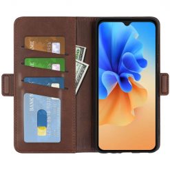 Peňaženkové puzdro Magnetic fresh case tmavohnedé – Blackview A55 Pro | Lacné Kryty Lacné Kryty | Peňaženkové puzdro Magnetic fresh case tmavohnedé – Blackview A55 Pro | Lacné Kryty