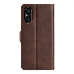 Peňaženkové puzdro Magnetic fresh case tmavohnedé – Sony Xperia 5 V | Lacné Kryty Lacné Kryty | Peňaženkové puzdro Magnetic fresh case tmavohnedé – Sony Xperia 5 V | Lacné Kryty
