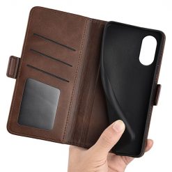 Peňaženkové puzdro Magnetic fresh case tmavohnedé – Sony Xperia 5 V | Lacné Kryty Lacné Kryty | Peňaženkové puzdro Magnetic fresh case tmavohnedé – Sony Xperia 5 V | Lacné Kryty