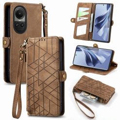Peňaženkové puzdro Purse case hnedé – Oppo Reno 10 5G / Reno 10 Pro 5G | Lacné Kryty Lacné Kryty | Peňaženkové puzdro Purse case hnedé – Oppo Reno 10 5G / Reno 10 Pro 5G | Lacné Kryty