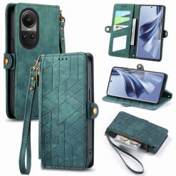 Lacné Kryty | Peňaženkové puzdro Purse case zelené – Oppo Reno 10 5G / Reno 10 Pro 5G | Lacné Kryty