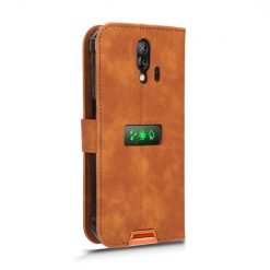 Lacné Kryty | Peňaženkové puzdro Solid hnedé – Blackview GBV7200 | Lacné Kryty