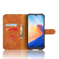 Lacné Kryty | Peňaženkové puzdro Solid hnedé – Blackview GBV7200 | Lacné Kryty