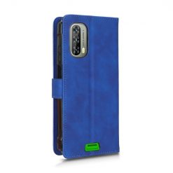 Lacné Kryty | Peňaženkové puzdro Solid modré – Blackview GBV7100 | Lacné Kryty