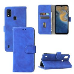 Peňaženkové puzdro Solid modré – ZTE Blade A51 | Lacné Kryty Lacné Kryty | Peňaženkové puzdro Solid modré – ZTE Blade A51 | Lacné Kryty