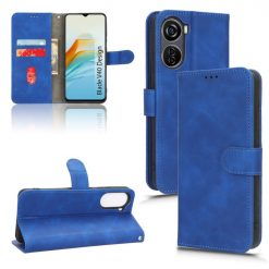 Lacné Kryty | Peňaženkové puzdro Solid modré – ZTE Blade V40 Design | Lacné Kryty
