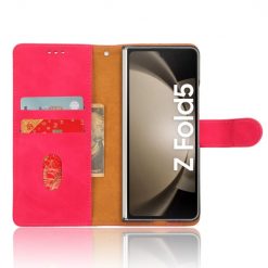 Peňaženkové puzdro Solid ružové – Samsung Galaxy Z Fold 5 | Lacné Kryty Lacné Kryty | Peňaženkové puzdro Solid ružové – Samsung Galaxy Z Fold 5 | Lacné Kryty