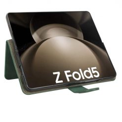 Lacné Kryty | Peňaženkové puzdro Solid zelené – Samsung Galaxy Z Fold 5 | Lacné Kryty