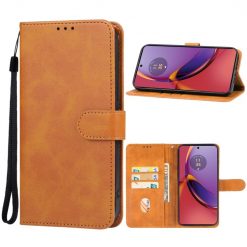 Lacné Kryty | Peňaženkové puzdro Splendid case hnedé – Motorola Moto G84 5G | Lacné Kryty