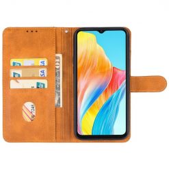 Lacné Kryty | Peňaženkové puzdro Splendid case hnedé – Oppo A38 | Lacné Kryty