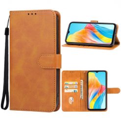 Lacné Kryty | Peňaženkové puzdro Splendid case hnedé – Oppo A38 | Lacné Kryty
