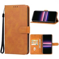Lacné Kryty | Peňaženkové puzdro Splendid case hnedé – Sony Xperia 5 V | Lacné Kryty