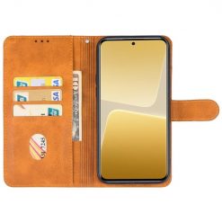 Lacné Kryty | Peňaženkové puzdro Splendid case hnedé – Xiaomi 13T / 13T Pro | Lacné Kryty