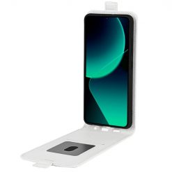 Lacné Kryty | Vyklápacie puzdro Vertical flip case biele – Xiaomi 13T / 13T Pro | Lacné Kryty