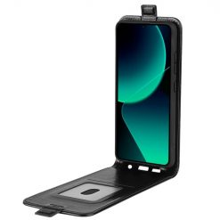 Lacné Kryty | Vyklápacie puzdro Vertical flip case čierne – Xiaomi 13T / 13T Pro | Lacné Kryty