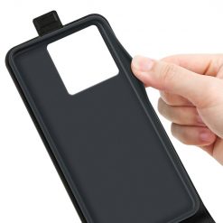 Lacné Kryty | Vyklápacie puzdro Vertical flip case čierne – Xiaomi 13T / 13T Pro | Lacné Kryty