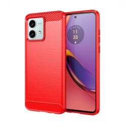 Zadný Kryt Carbon červený – Motorola Moto G84 5G