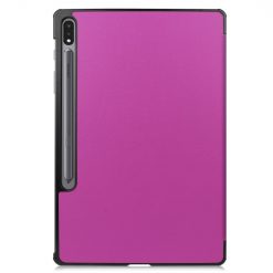 Lacné Kryty | Knižkové puzdro Pure case fialové – Samsung Galaxy Tab S7+ / Tab S8+ / Tab S7 FE | Lacné Kryty