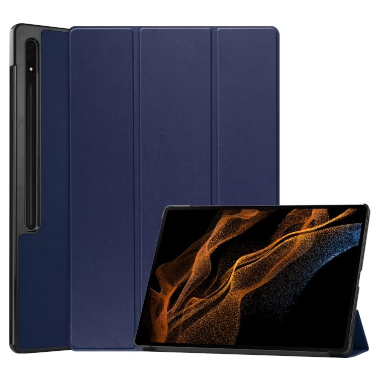 Knižkové puzdro Pure case modré – Samsung Galaxy Tab S8 Ultra