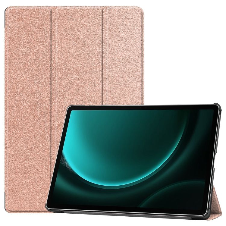 Knižkové puzdro Pure case ružové – Samsung Galaxy Tab S9 FE+