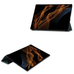 Lacné Kryty | Knižkové puzdro Pure case zelené – Samsung Galaxy Tab S8 Ultra | Lacné Kryty