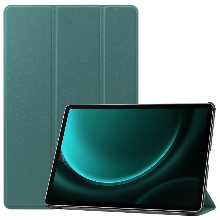 Knižkové puzdro Pure case zelené – Samsung Galaxy Tab S9 FE+
