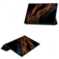 Lacné Kryty | Knižkové puzdro Pure case čierne – Samsung Galaxy Tab S9 Ultra / S10 Ultra / S11 Ultra / S12 Ultra | Lacné Kryty