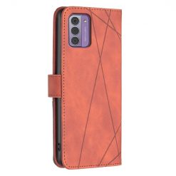Knižkové puzdro Rhombus hnedé – Nokia G42 | Lacné Kryty Lacné Kryty | Knižkové puzdro Rhombus hnedé – Nokia G42 | Lacné Kryty