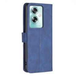 Knižkové puzdro Rhombus modré – Oppo A79 5G | Lacné Kryty Lacné Kryty | Knižkové puzdro Rhombus modré – Oppo A79 5G | Lacné Kryty